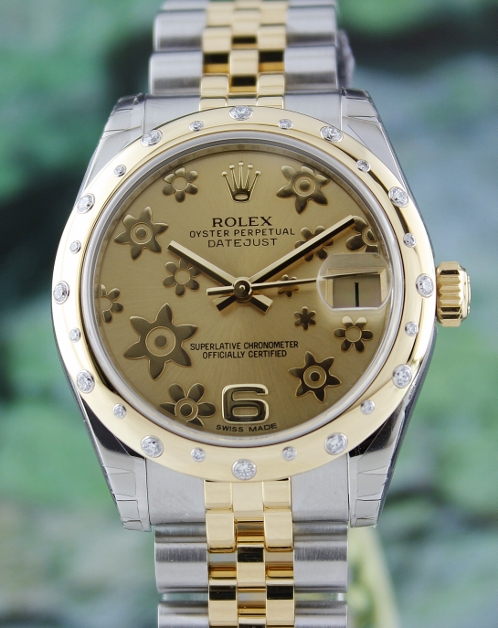 (image for) LIKE NEW ROLEX MID SIZE STEEL OYSTER PERPETUAL DATEJUST / 178343